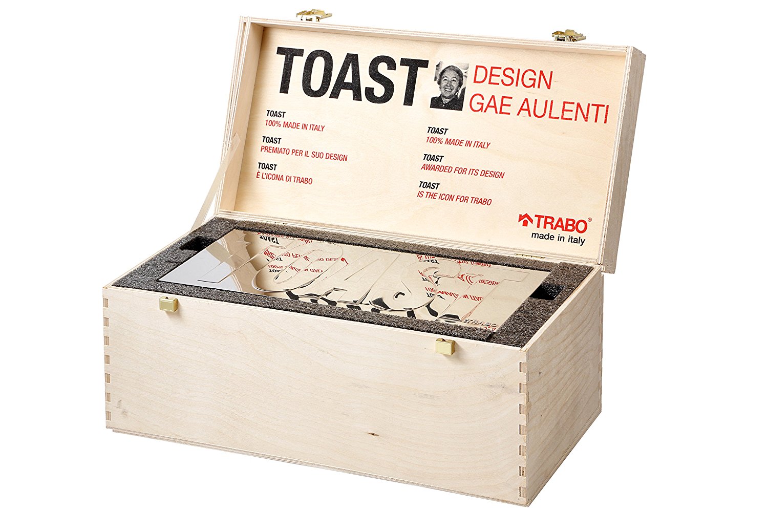 20180227061924.jpg Trabo Toast Black B2244N Design Gae Aulenti B2244N - immagine 1