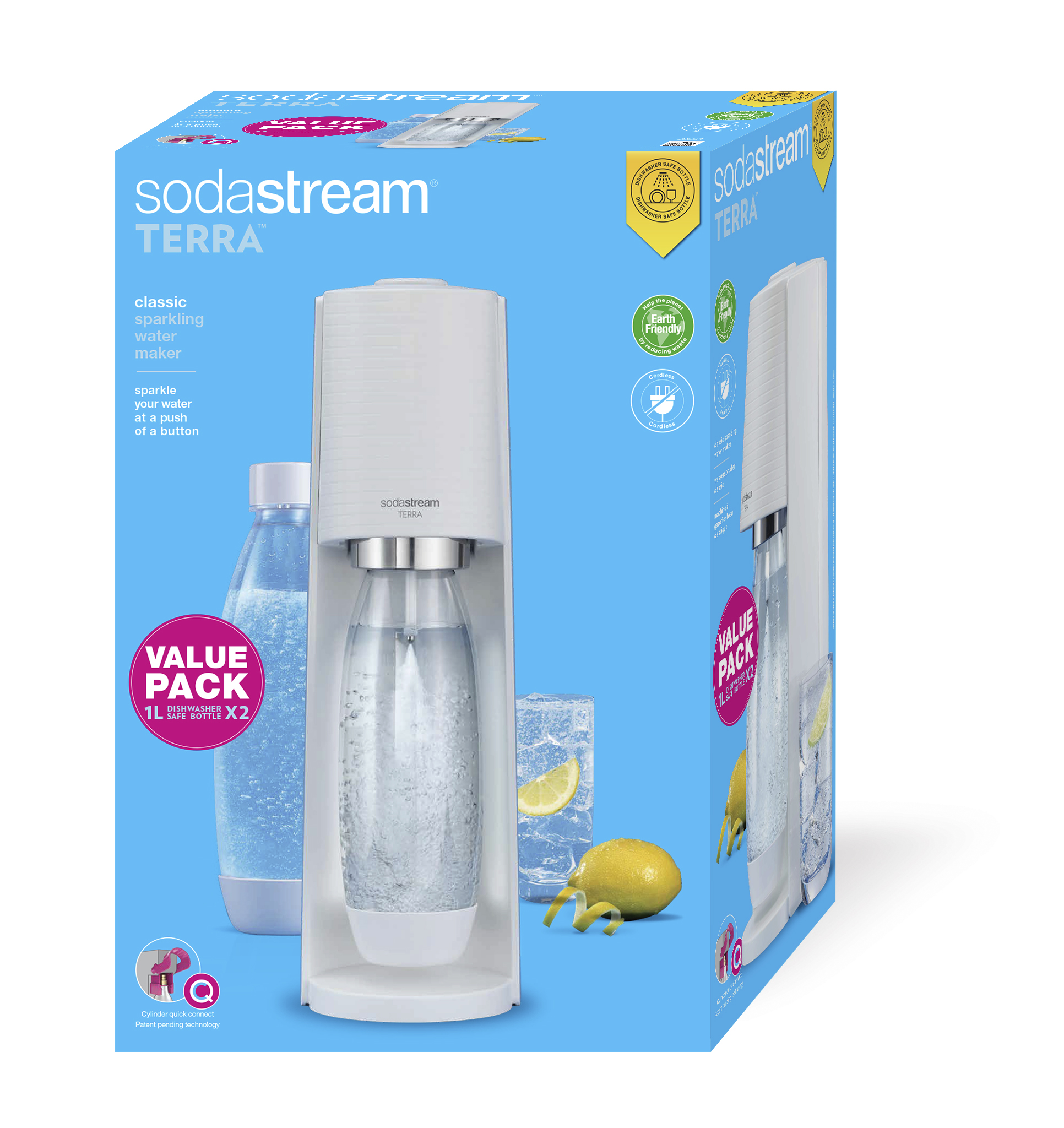 20231030050536_0.jpeg Sodastream Gasatore Terra white value pack - immagine 1