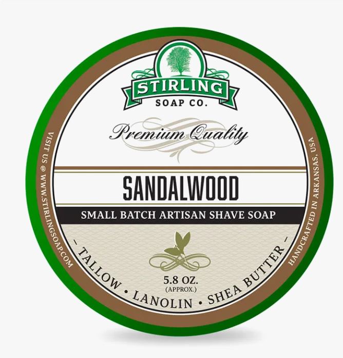 20240115044715_0.JPG Stirling Soap Company Sapone da barba Sandalwood - Stirling - immagine 1