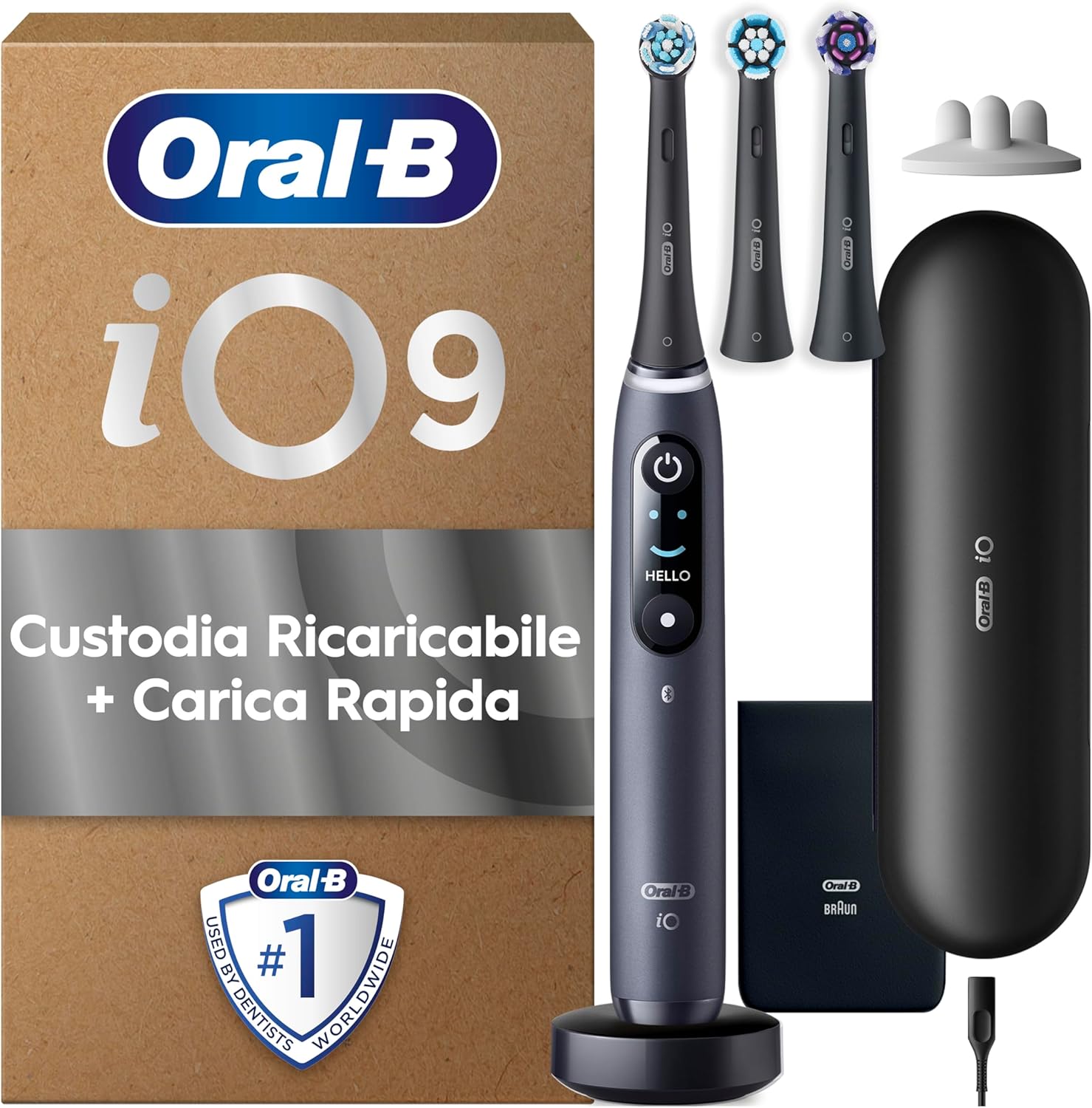 20260128032427_2.jpg Oral-B Spazzolino Elettrico Ricaricabile iO 9 Nero - immagine 1