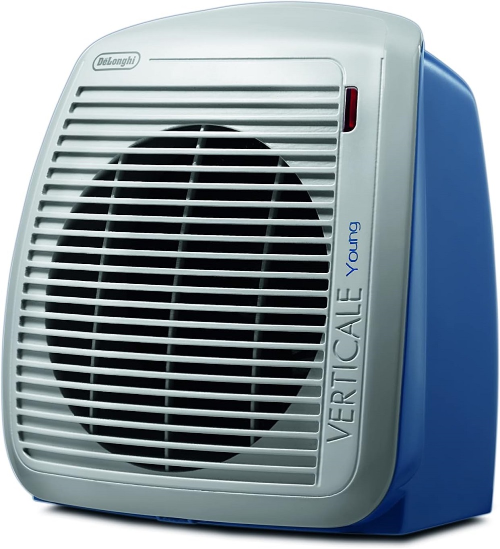 20260512043719_0.jpg De Longhi Termoventilatore VERTICALE YOUNG Hvy1020B Grigio - immagine 1