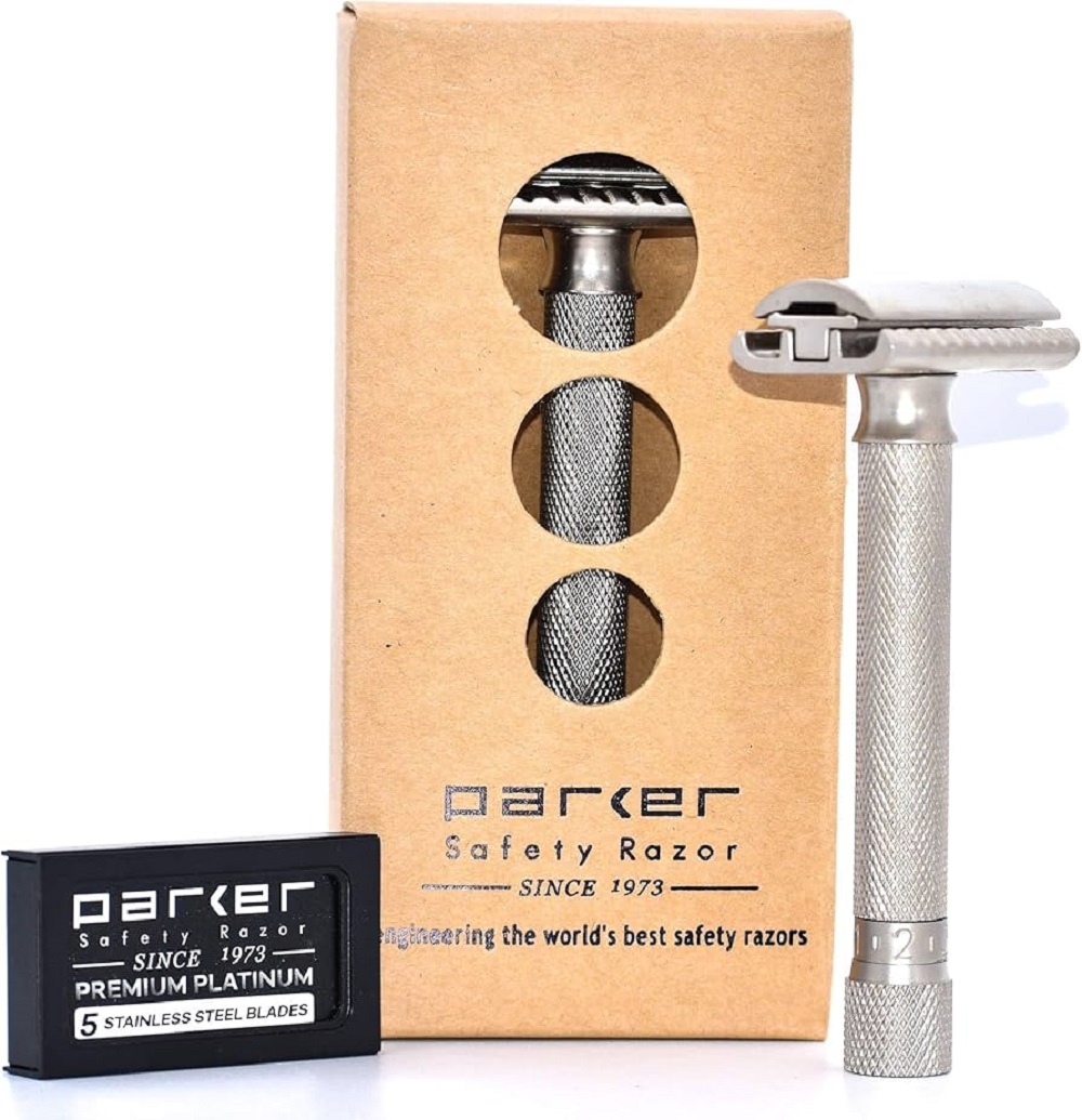 20260603044631_0.jpg Parker Rasoio di sicurezza Variant Satinato - immagine 1