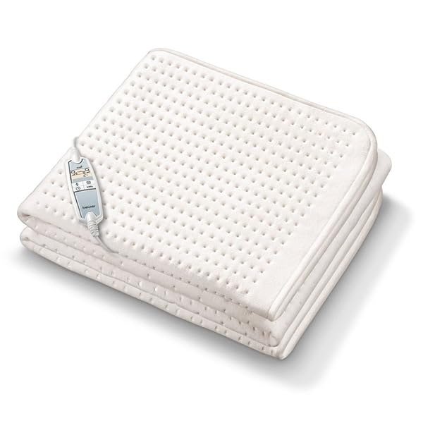 Beurer-UB-100-Cosy-Coprimaterasso-termico-scaldaletto-Singolo-con-2-Zone-Termiche-e-9-Livelli-di-Temperatura-ciascuna-B005H0N6NQ Beurer UB 100 Cosy, Coprimaterasso termico, scaldaletto Singolo, con 2 Zone Termiche e 9 Livelli di Temperatura ciascuna, funzione di arresto selezionabile, dimensioni 200 x 100 CM - immagine 1