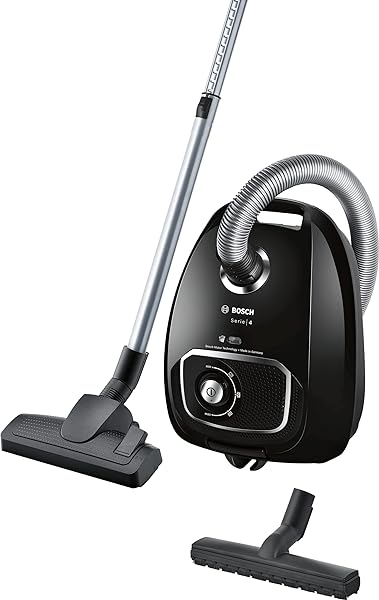 Bosch-BGLS4X210-Basic-Aspirapolvere-a-Traino-con-Sacco-da-3-Litri-Nero-600-W-79-decibeles-B08C7ZBSKF Bosch BGLS4X210 Basic Aspirapolvere a Traino con Sacco da 3 Litri, Nero, 600 W, 79 decibeles - immagine 1