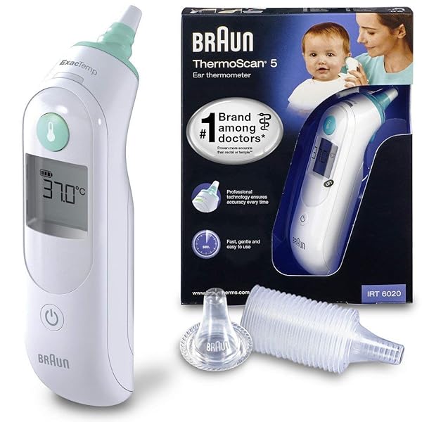 Braun-IRT6020-Orecchio-Contact-digital-body-thermometer-B07176QLC3 Braun IRT6020 Orecchio Contact digital body thermometer - immagine 1