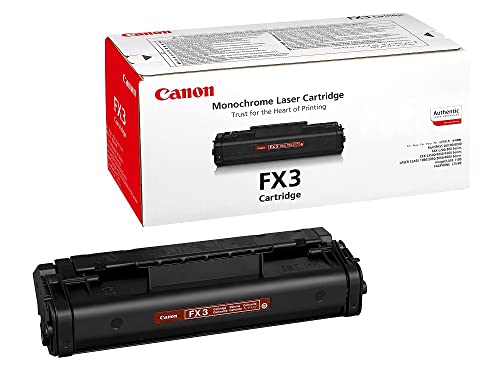 Canon-FX-3-TONER-Nero-Rendimento-2700-Pagine-Imballo-in-cartone-B00007EE9E Canon FX 3 TONER Nero, Rendimento 2.700 Pagine, Imballo in cartone - immagine 1