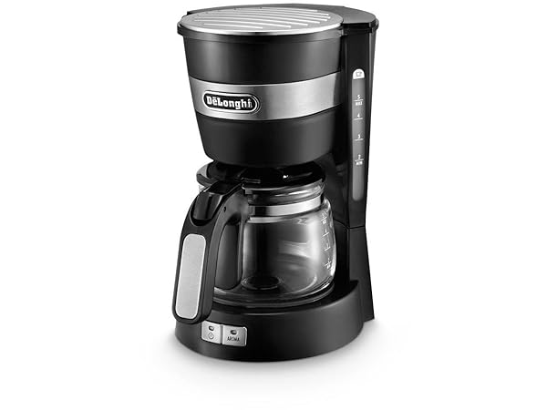 DeLonghi-ICM14011-Macchina-per-Caffe-Americano-con-caraffa-in-vetro-per-5-Tazze-Spegnimento-Automatico-Serbatoio-06-B00EUWJGQ8 De'Longhi ICM14011 Macchina per Caffè Americano con caraffa in vetro per 5 Tazze, Spegnimento Automatico, Serbatoio 0,65L - immagine 1