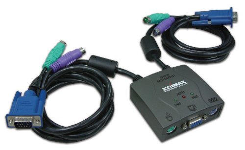 EDiMAX-EK-PA2C-Mini-KVM-Switch-Switch-per-Keyboard-Video-Mouse-kvm-B000LR2K5K EDiMAX EK-PA2C Mini KVM Switch Switch per Keyboard-Video-Mouse (kvm) - immagine 1