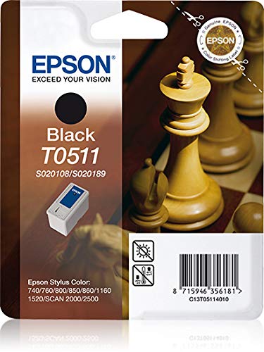 Epson-T0511-Cartucho-de-impresion-1-x-Negro-B07VPKPHB6 Epson T0511 - Cartucho de impresión - 1 x Negro - - immagine 1