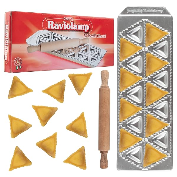 G-S-D-Haushaltsgerate-Stampo-in-Alluminio-per-Ravioli-Bianco-Unica-B007AG86G2 G S D Haushaltsgeräte Stampo in Alluminio per Ravioli, Bianco, Unica - immagine 1
