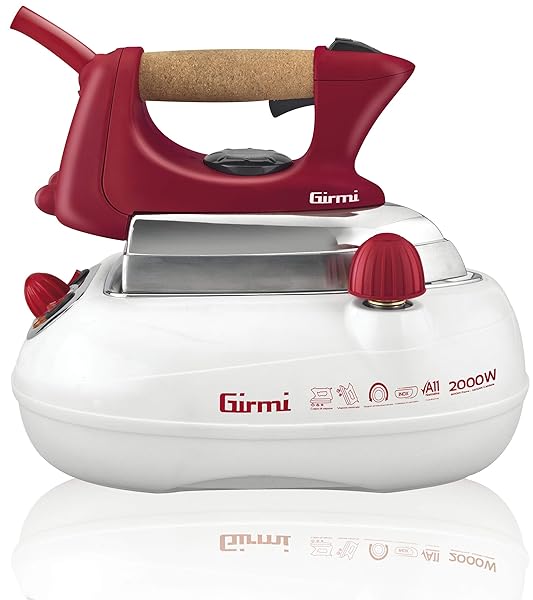 Girmi-Ss0101-Ferro-da-Stiro-Con-Caldaia-Professionale-a-Vapore-2000-Watt-B083QN7NRH Girmi Ss0101 - Ferro da Stiro Con Caldaia Professionale a Vapore 2000 Watt - immagine 1
