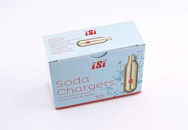 ISI-Capsula-per-soda-adatta-per-tutti-gli-spudler-Soda-Spudler-Sodamaker-Classic-Soda-Syphon-o-Twistn-Sparkle-B088QHDZR9 ISI - Capsula per soda, adatta per tutti gli spudler Soda-Spudler (Sodamaker Classic, Soda Syphon o Twist'n Sparkle). - immagine 1