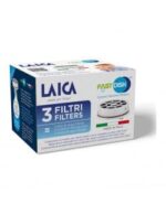 Laica FD03A filtri Fastdisk. Migliora Il Gusto, Riduce Il Cloro, Durata Un Mese, Bianco, 3 unità (Confezione da 1)