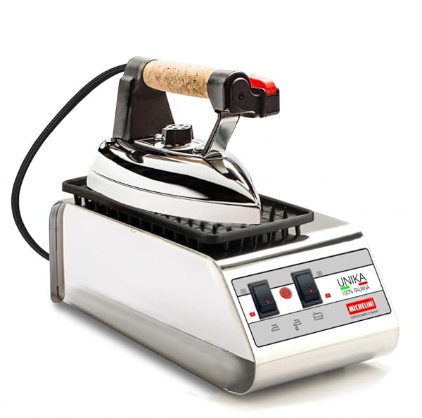 MICHELINI-Ferro-da-Stiro-con-Caldaia-Potenza-2050-Watt-Colore-Bianco-B009WKG8BO MICHELINI Ferro da Stiro con Caldaia Potenza 2050 Watt Colore Bianco - immagine 1