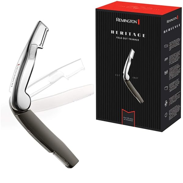 Remington-Rifinitore-Rasoio-Heritage-Compatto-e-Pieghevole-Finitura-Cromata-Mpt1000-170-g-B07T5VG331 Remington Rifinitore Rasoio Heritage, Compatto e Pieghevole, Finitura Cromata Mpt1000-170 g - immagine 1