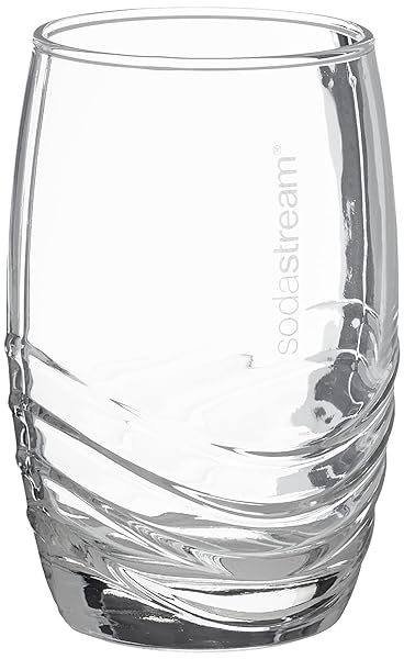 SodaStream-Set-4-Bicchieri-Vetro-Trasparenti-Lavabili-in-Lavastoviglie-65-x-65-x-112-cm-B06XSGYHMY SodaStream Set 4 Bicchieri, Vetro, Trasparenti, Lavabili in Lavastoviglie, 6.5 x 6.5 x 11.2 cm - immagine 1